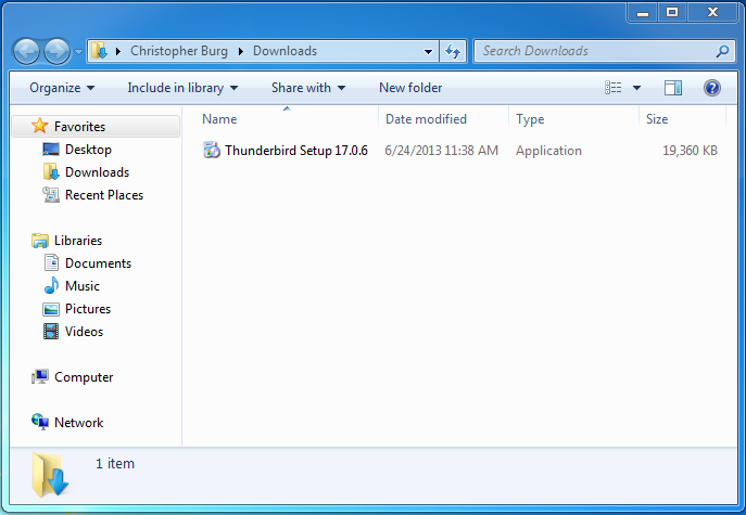 thunderbird offline installer